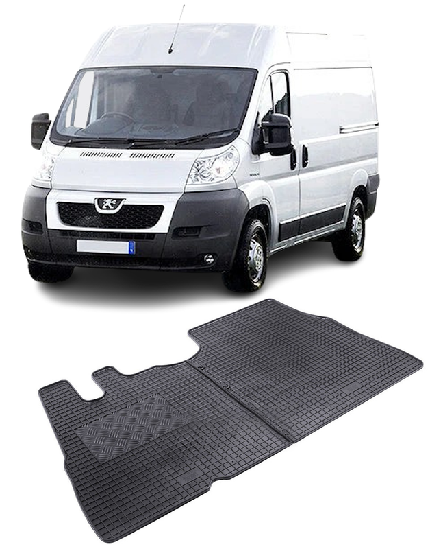 Set 2 covorase Peugeot Boxer 3M 2002-2006, din cauciuc 100%, compatibile cu autoturismul PEUGEOT Boxer