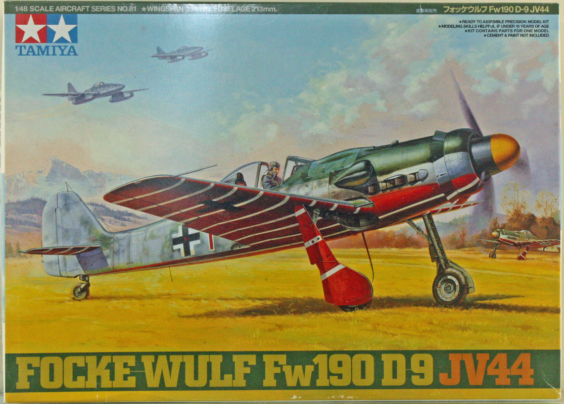 Tamiya Focke Wulf Fw190D-9 JV44 1/48 - Aircraft - Finescale