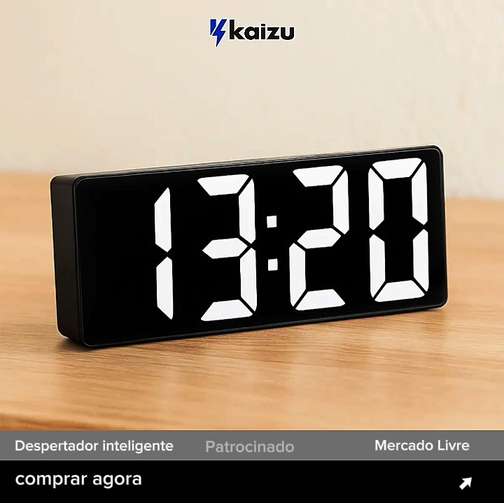 Despertador inteligente para acordar no momento certo - Mercado Livre