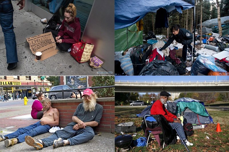 Svajonių šalis Amerika - medinis Hai-tekas ir negrai, narkomanai, benamiai, šiukšlės...