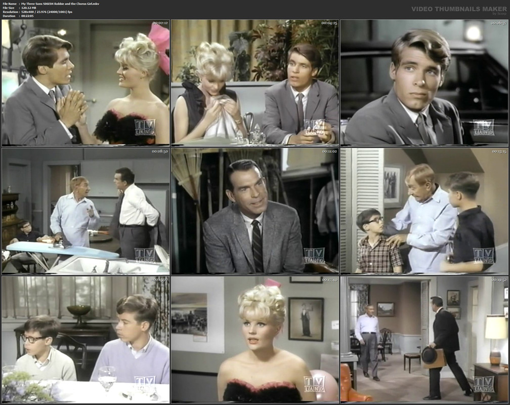 My Three Sons S06E04 Robbie and the Chorus Girl.mkv