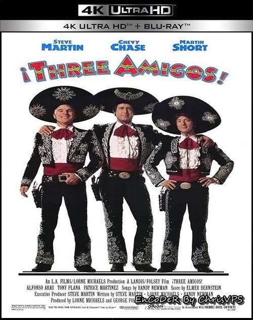 Trzej Amigos / Three Amigos! (1986) MULTI.HDR.2160p.BluRay.DTS.HD.MA.AC3-ChrisVPS / LEKTOR i NAPISY