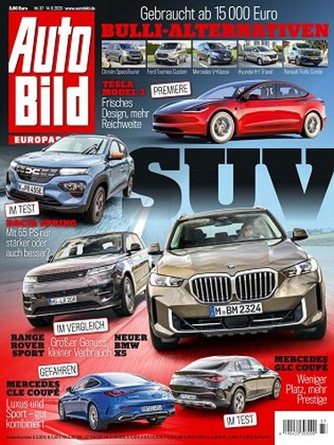 Cover: Auto Bild Magazin No 37 vom 14  September 2023