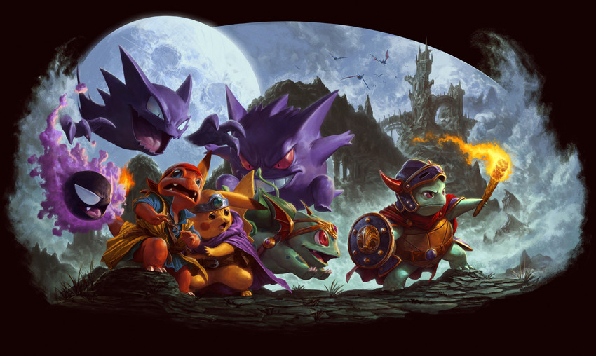 pikachu-gengar-bulbasaur-squirtle-charma