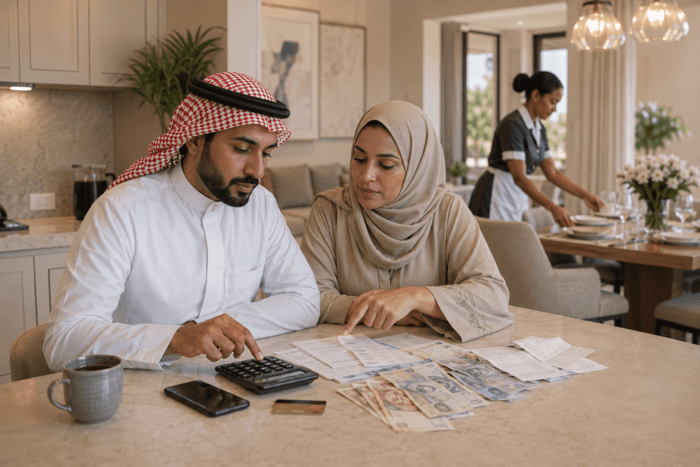 تكلفة الاستقدام مقابل الراتب الشهري للخادمة