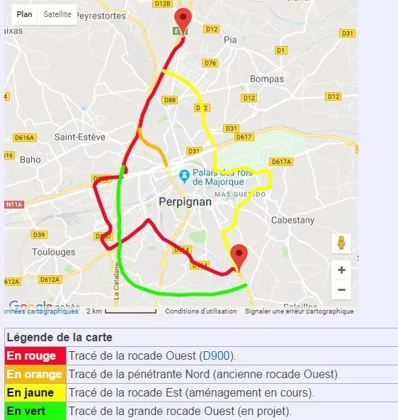 perpignan projet rocade