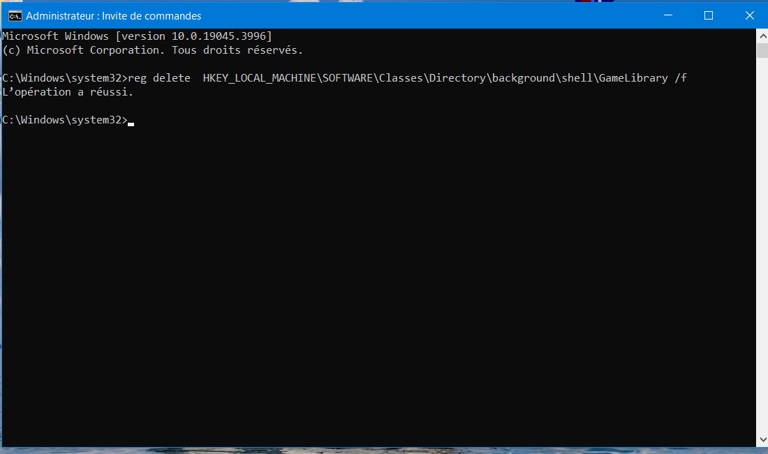 operation reussie delete gamelibrary