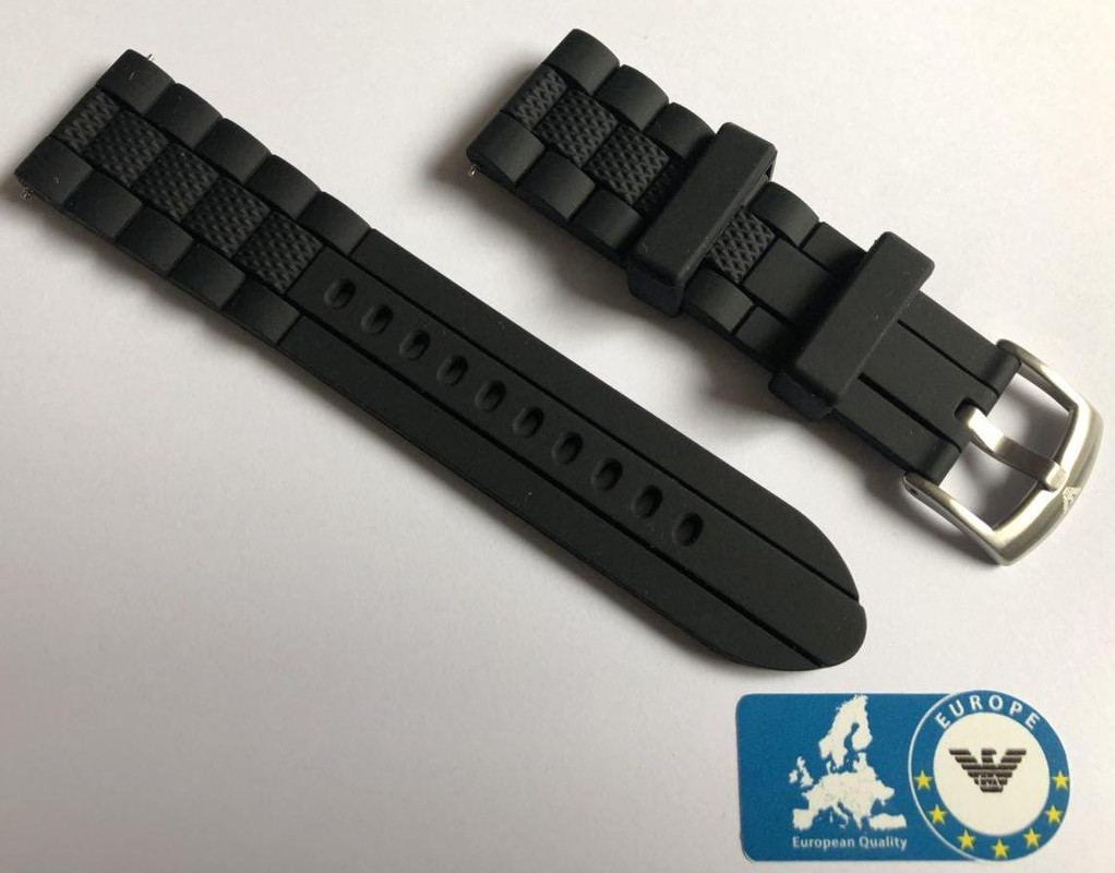 AR5856 Watch Strap With Clasp Rubber 