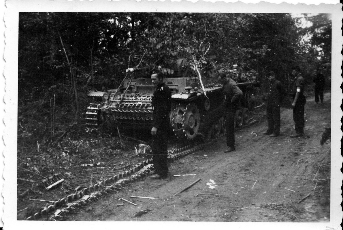 Wehrmacht Rußland schwerer Panzer III Tank Kette