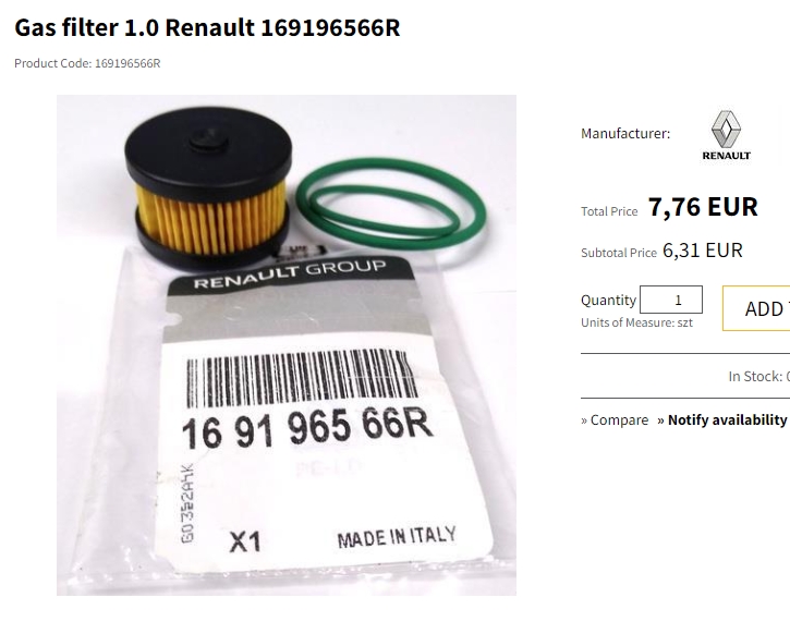 Filtro GLP Fase Líquida-1