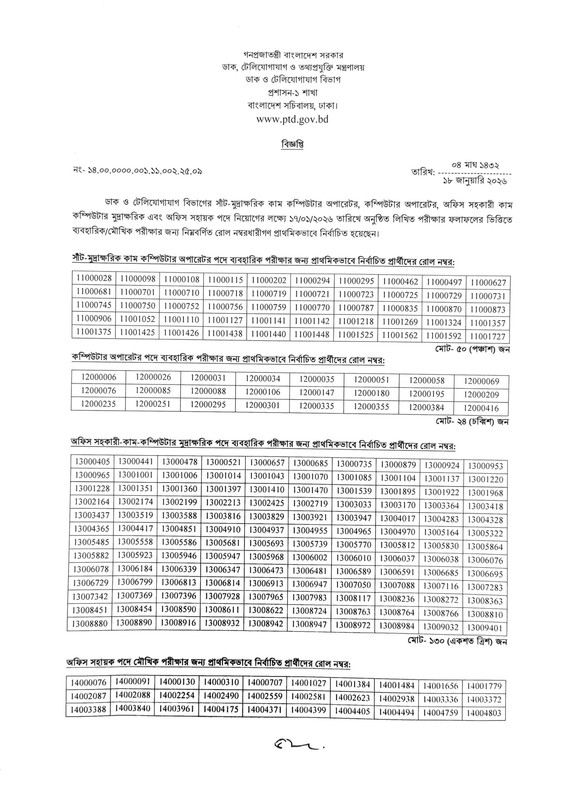 PTD-Written-Exam-Result-2026-PDF-1