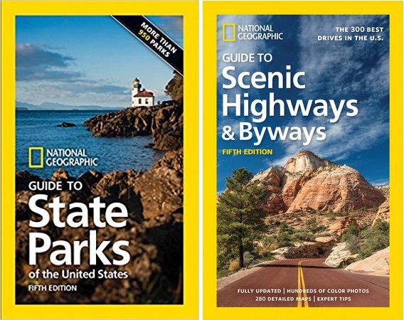 Book Review: National Geographic Guide to Scenic Highways and Byways, 5th Edition: The 300 Best Drives in the U.S. and National Geographic Guide to State Parks of the United States, 5th Edition