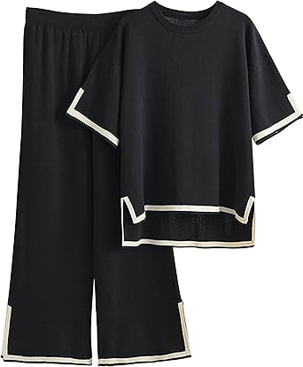 Faleave Women's 2-Piece Knit Sweater Set