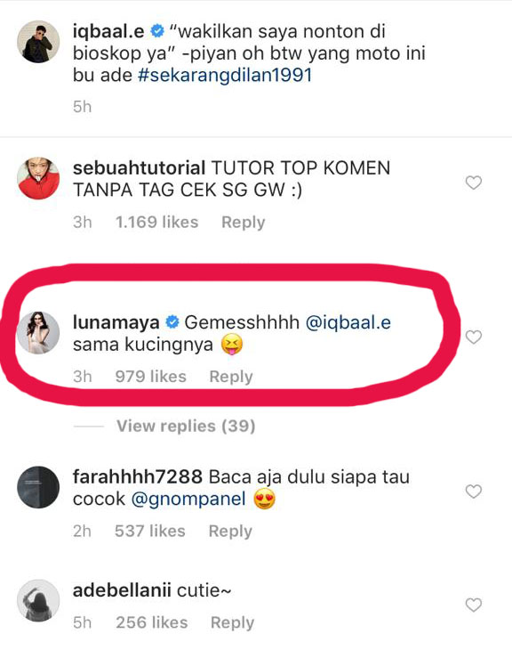 Komentar Luna Maya