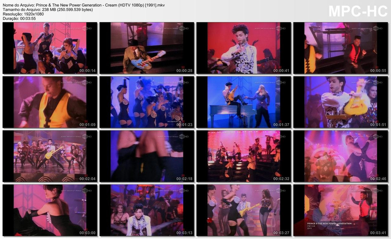 Prince & The New Power Generation - Cream (HDTV 1080p) [1991]