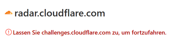 Cloudflare muckt