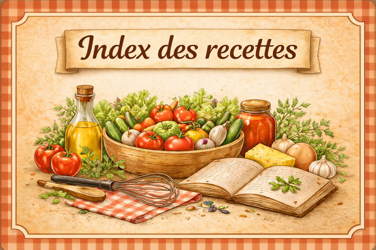 Index des recettes