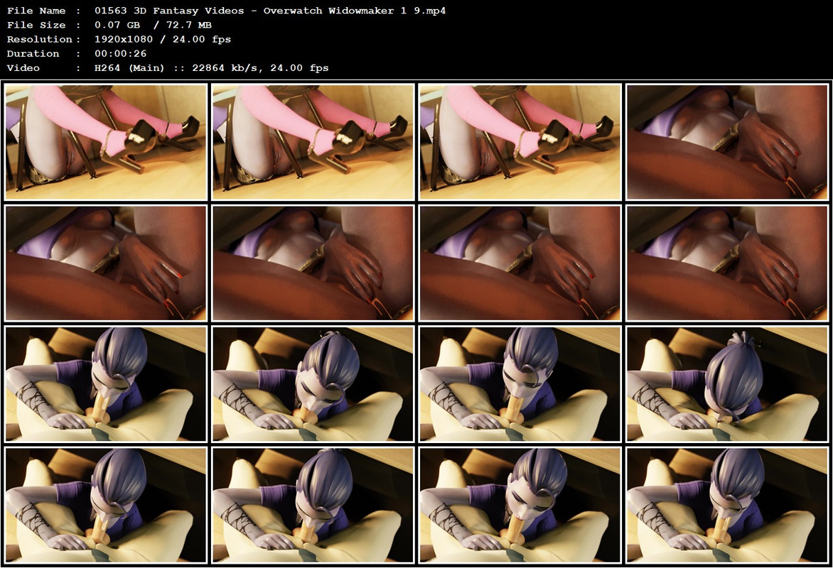 01563 3D Fantasy Videos - Overwatch Widowmaker 1 9.mp4