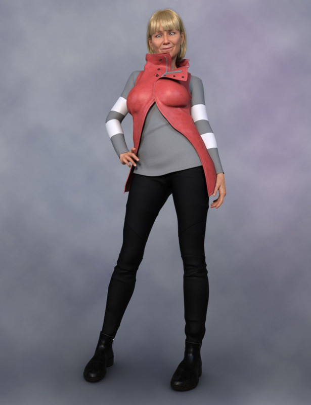     High Collar Outfit for Genesis 8 Female(s) 