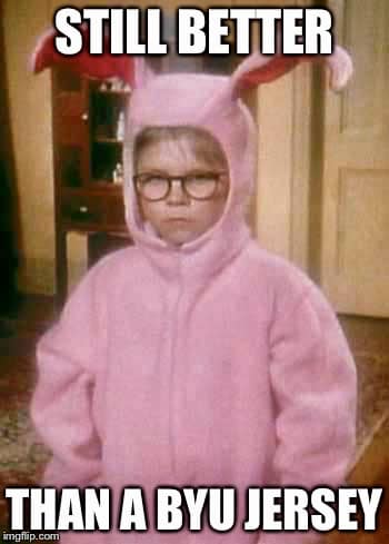 christmas story bunny better than byu jersey