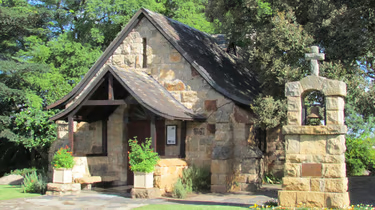 The exterior of Beacon Church on a sunny day.