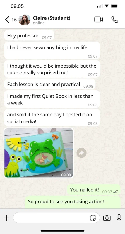 Testimonial screenshot 2