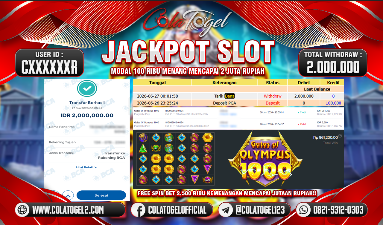 JACKPOT SLOT GACOR!!
