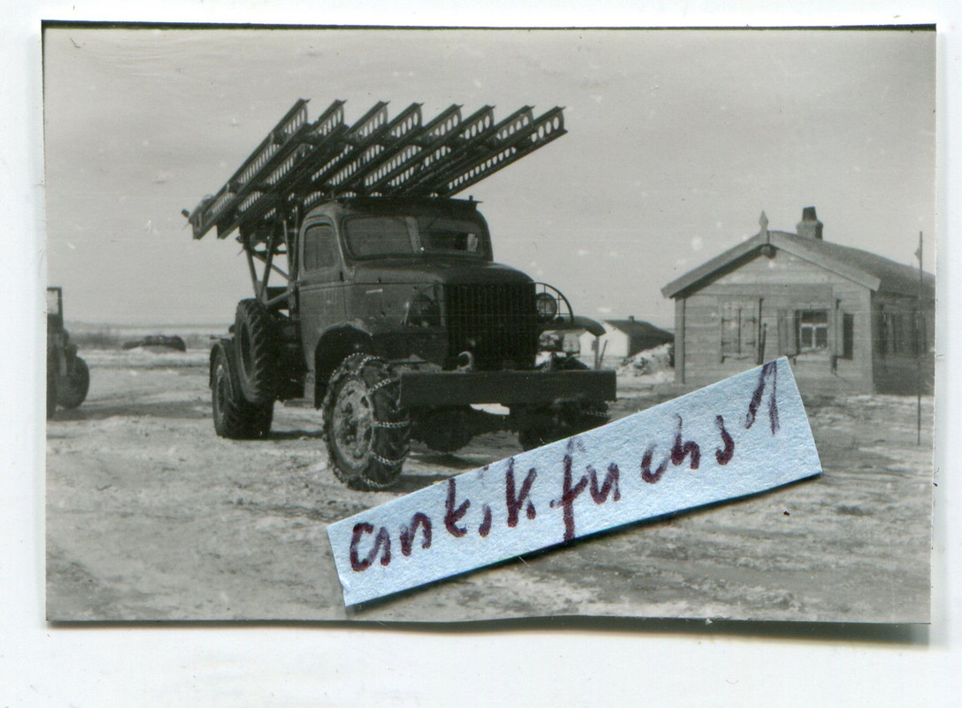 LKW als Raketen-Werfer - Stalinorgel aus Rußland im 2.WK