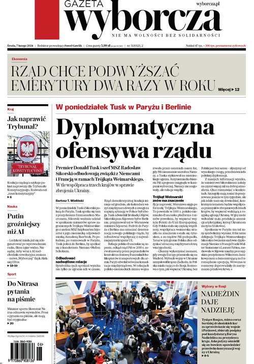 Gazeta Wyborcza 07.02.2024