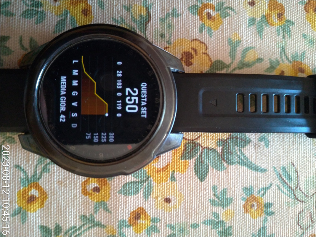 2023-08-13 14.25 inviata a Garmin-minuti di intensità fatti con Forerunner 220 che non aumentano su 