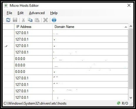 Micro Hosts Editor 1.2.1