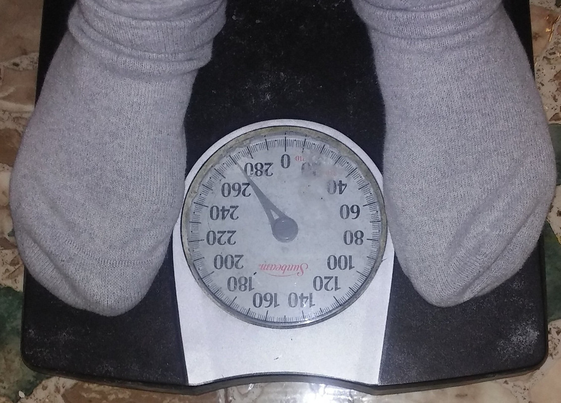 Almost 30 pounds off