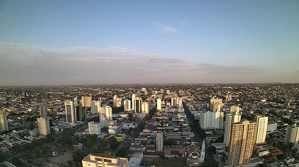 Campo Grande nesta manhã de quarta-feira