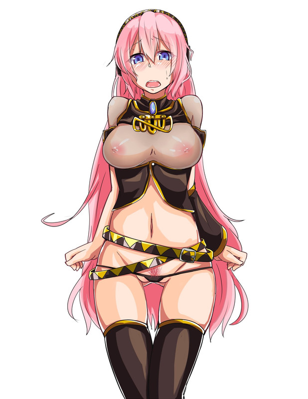 1323336_  megurine luka (vocaloid) drawn by jaku denpa