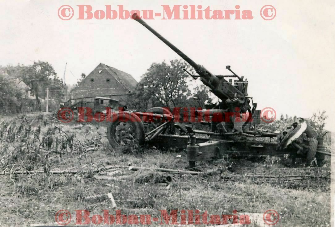 Frankreich Cassel Panzer-Rgt.11 erbeutetes englisches FLAK-Geschütz 6.PD