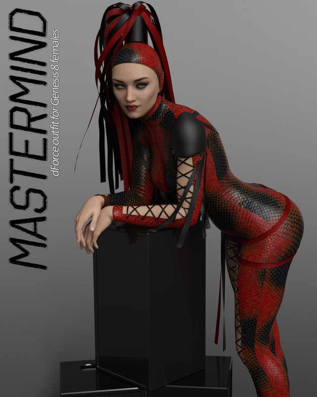 Mastermind d Force Outfit for Genesis 8 Females