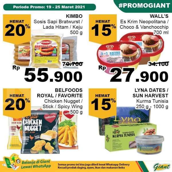 Katalog Promo Giant 19-25 Maret 2021 
