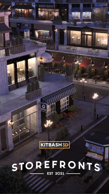 KitBash3D - Storefronts (Repost)