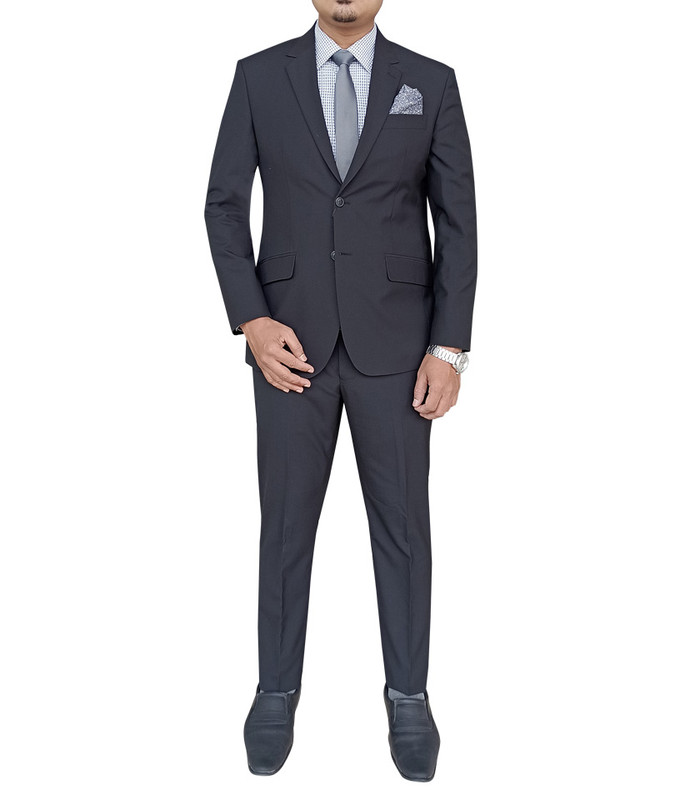 Formal Slim Fit Suit for Men Color: 843 IT (3.BLACK-R5)