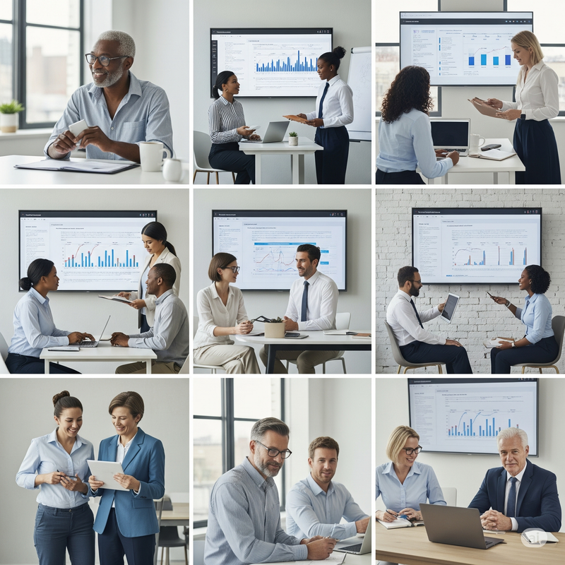 Businesses collaborating with a digital marketing agency in the USA