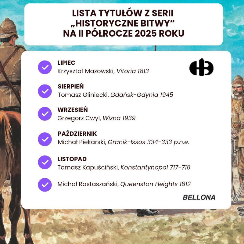 Zapowiedzi Bellony na II polrocze 2025