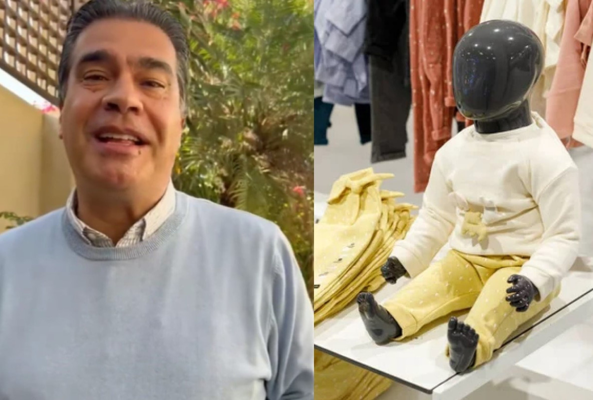 Besó a un maniquí pensando que era un niño y ahora su “oso” es viral