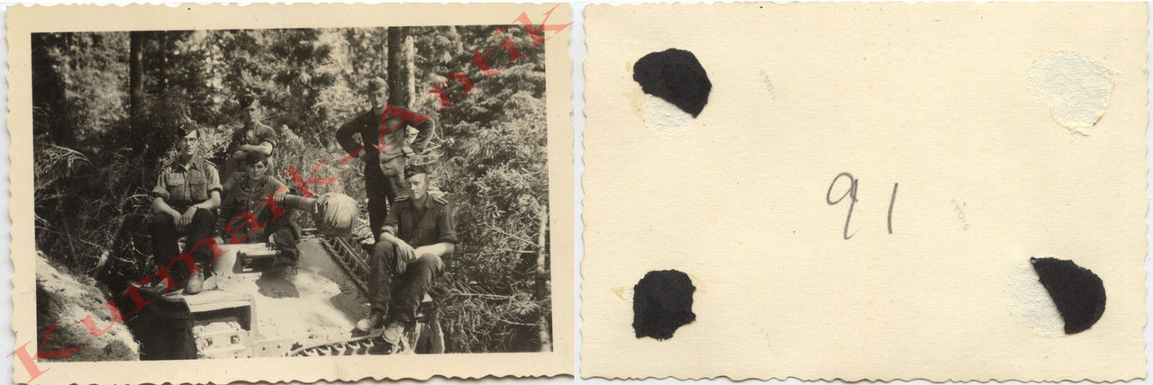 Foto Wehrmacht Russland Panzer Jäger PAK Marder 