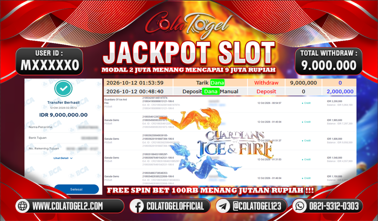 JACKPOT SLOT GACORR !!!