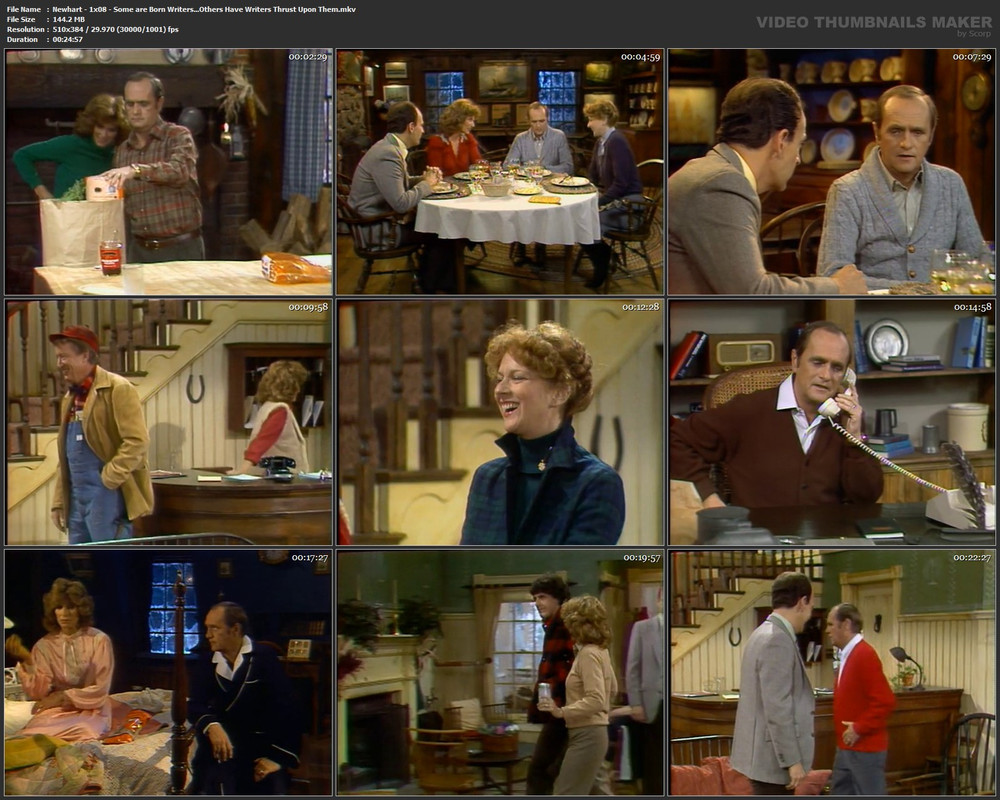 Newhart - 1x08 - Some are Born Writers...Others Have Writers Thrust Upon Them.mkv