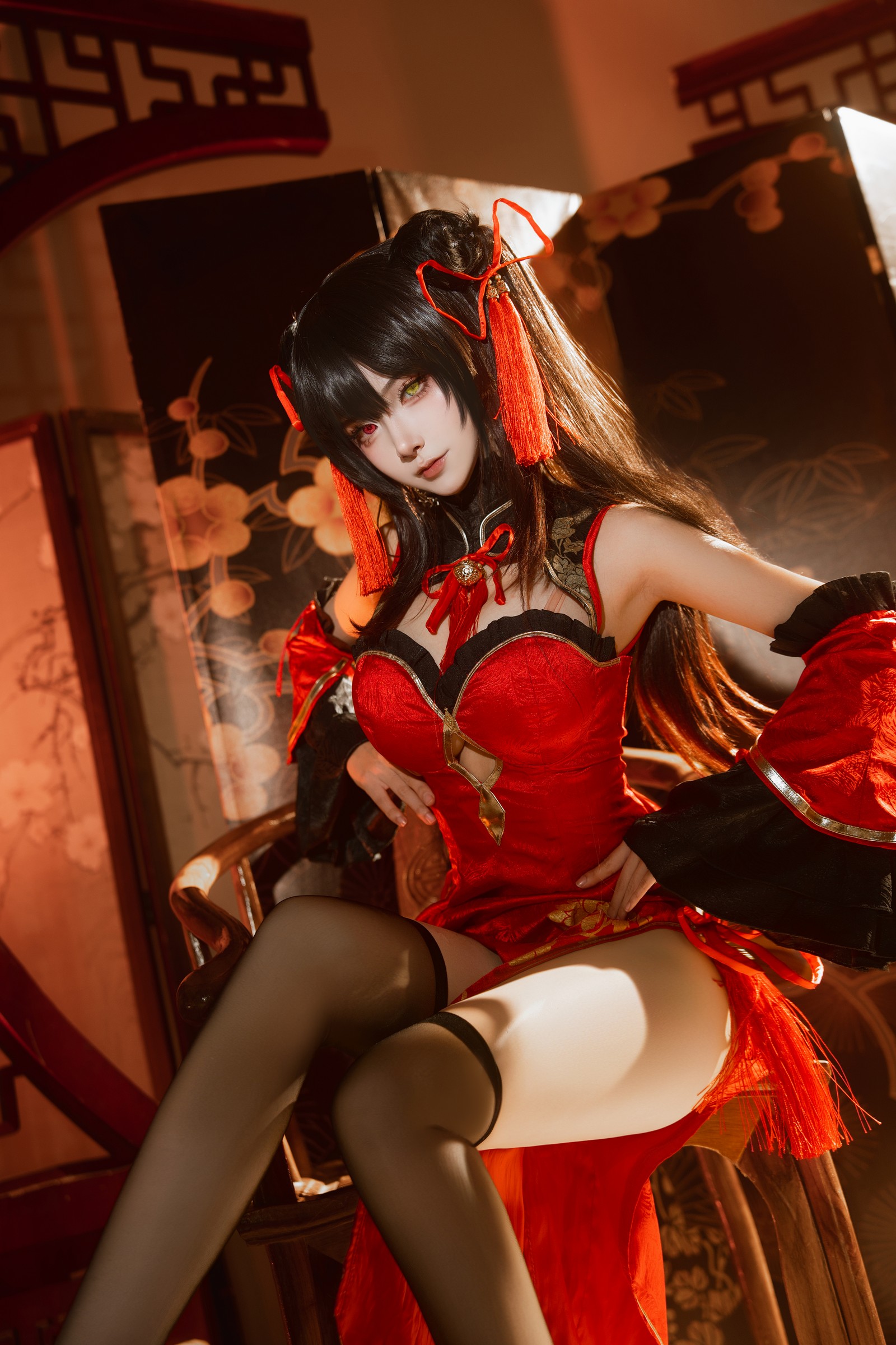 Seya-狮砸 – 25年01月限定 狂三旗袍 Cos 高清写真 1（12P-142.2MB）插图9