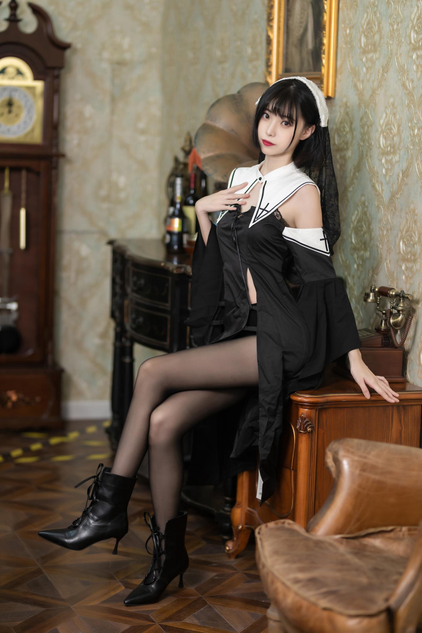 许岚LAN NO.016 暗黑修女 8