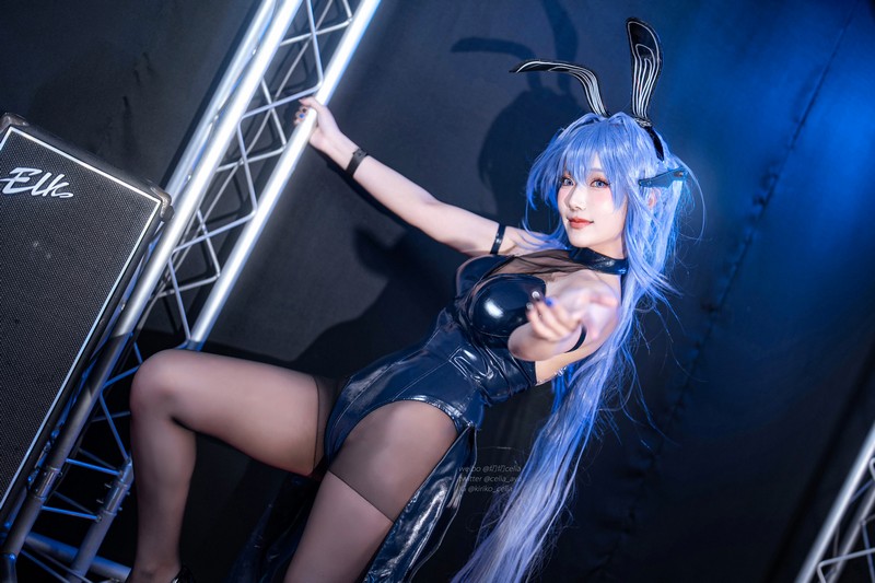 切切Celia 花园兔女郎 Bunny Cosplay 高清写真图集 41P插图9