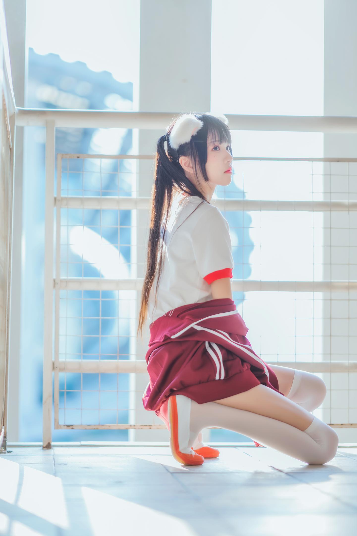 桜桃喵 NO.061 桜桃未熟2 红色体操服 22