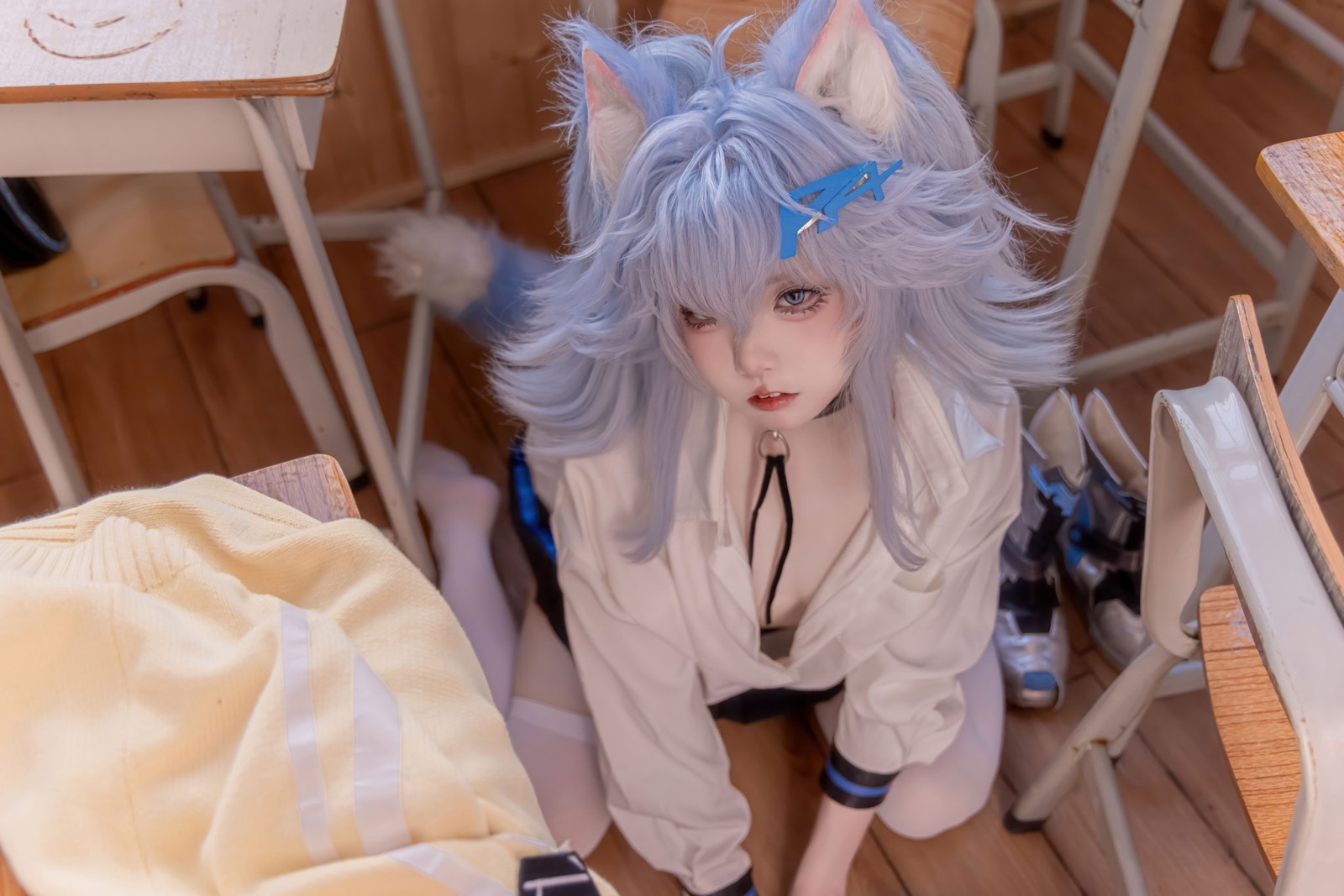 纸悦Etsu_ko《少女前线 PA-15》高校心跳物语 Cosplay 套图[51P-385M]插图7